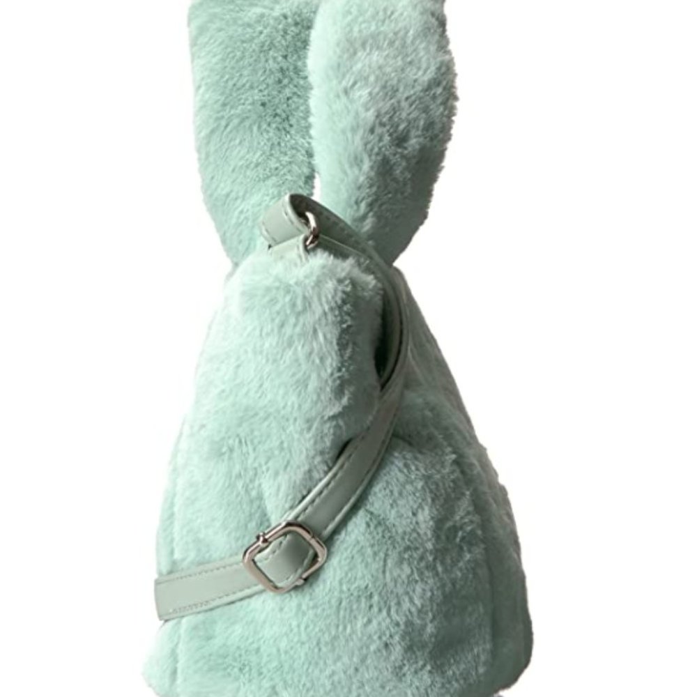 Faux Fur Plush Mini Satchel - Picture 3 of 5